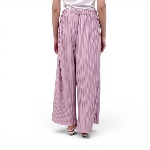 ATLEIN DUSTY PINK RUCHED TROUSERS - SIZE 10