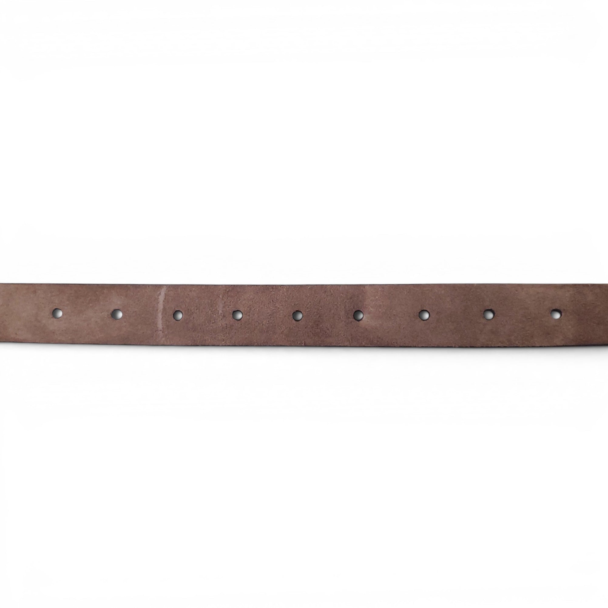 B.C. TAUPE SUEDE BELT WITH MONILI - SIZE XS