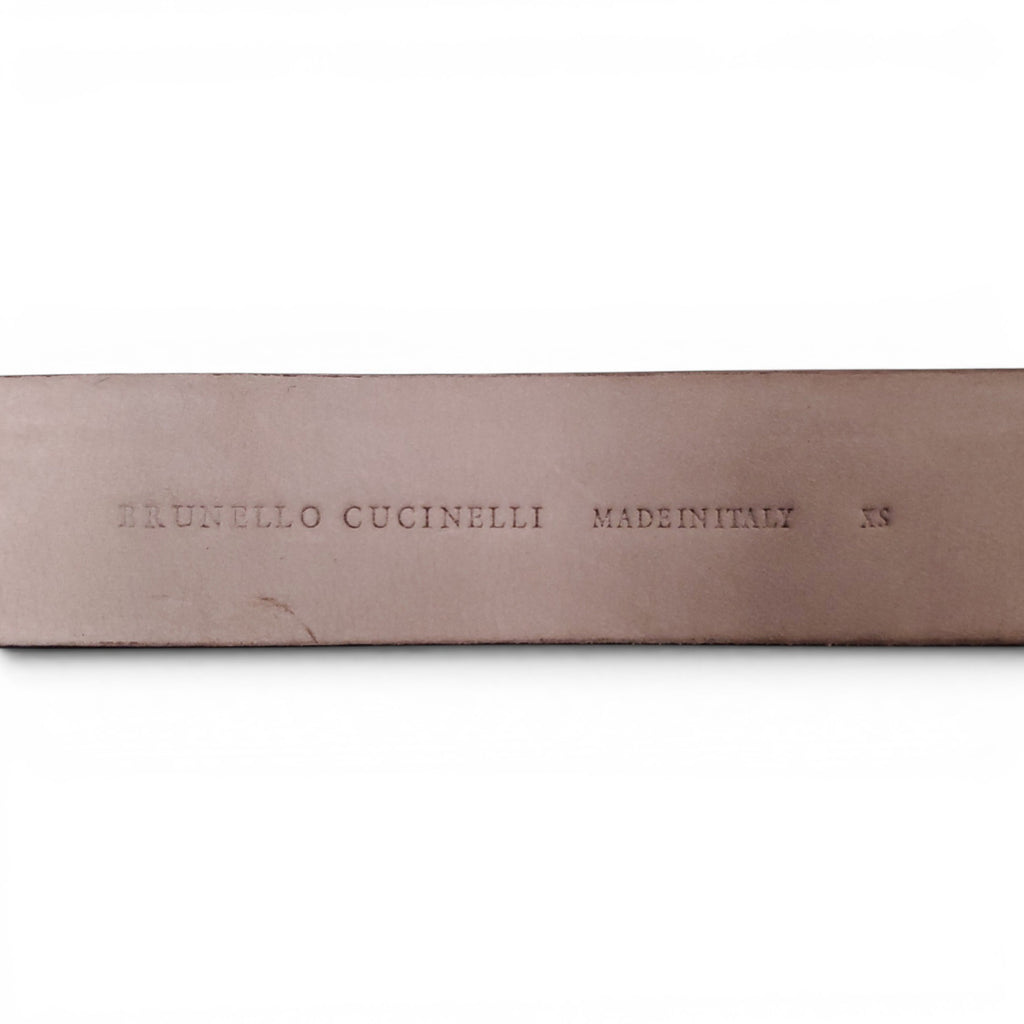 B.C. TAUPE SUEDE BELT WITH MONILI - SIZE XS