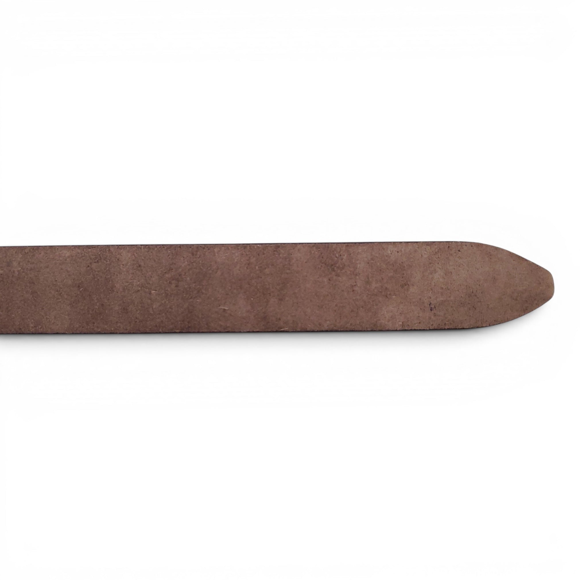 B.C. TAUPE SUEDE BELT WITH MONILI - SIZE XS