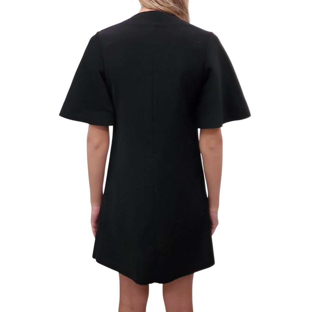 BALENCIAGA A LINE BLACK DRESS - SIZE 38