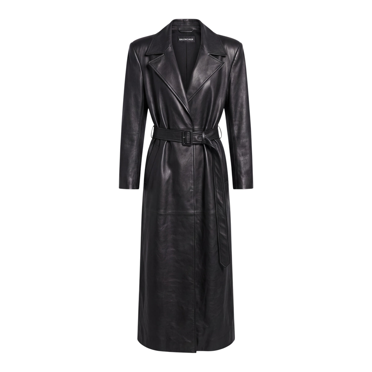 BALENCIAGA BELTED TRENCH RUNWAY JACKET - SIZE 42