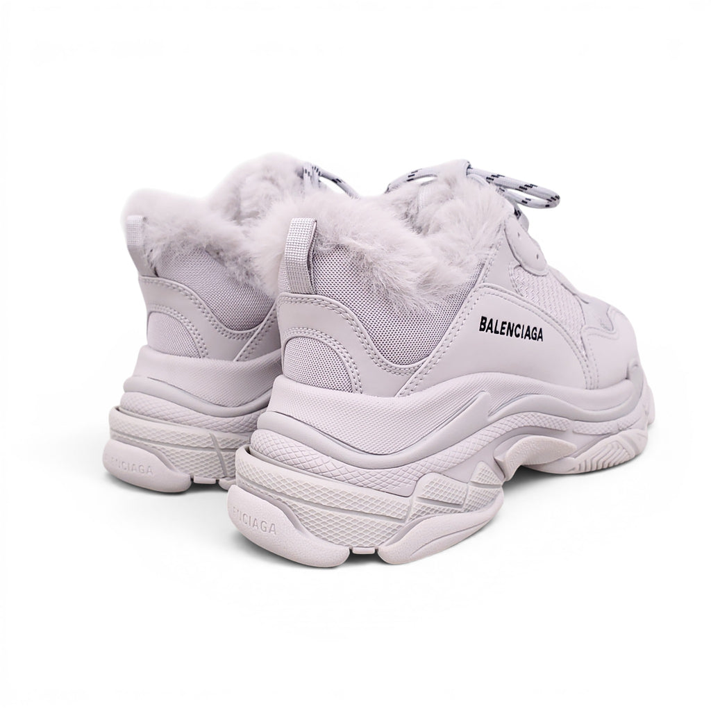 BALENCIAGA GREY TRIPLE S SNEAKERS - SIZE 41
