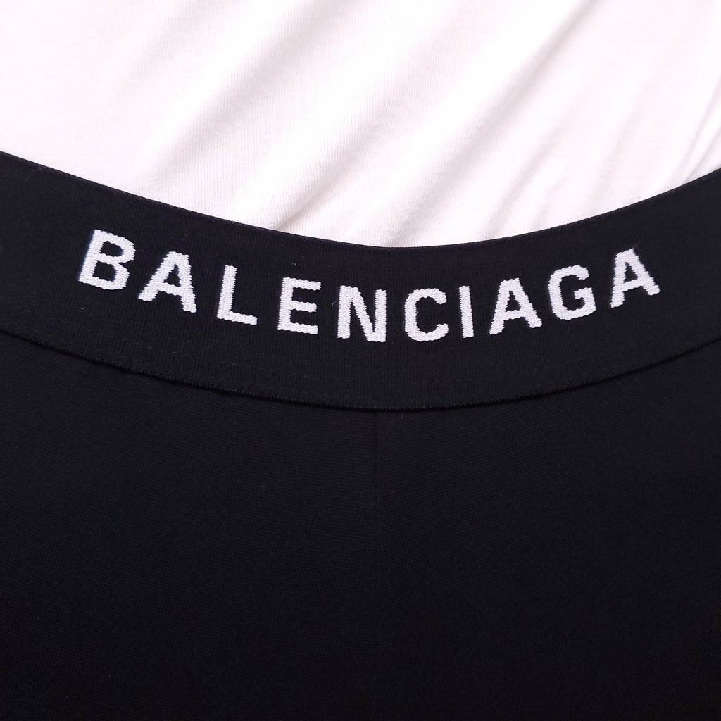 BALENCIAGA LOGO LEGGINGS PANTS - SIZE 38