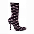BALENCIAGA MONOGRAM SOCK BOOTIES - SIZE 38