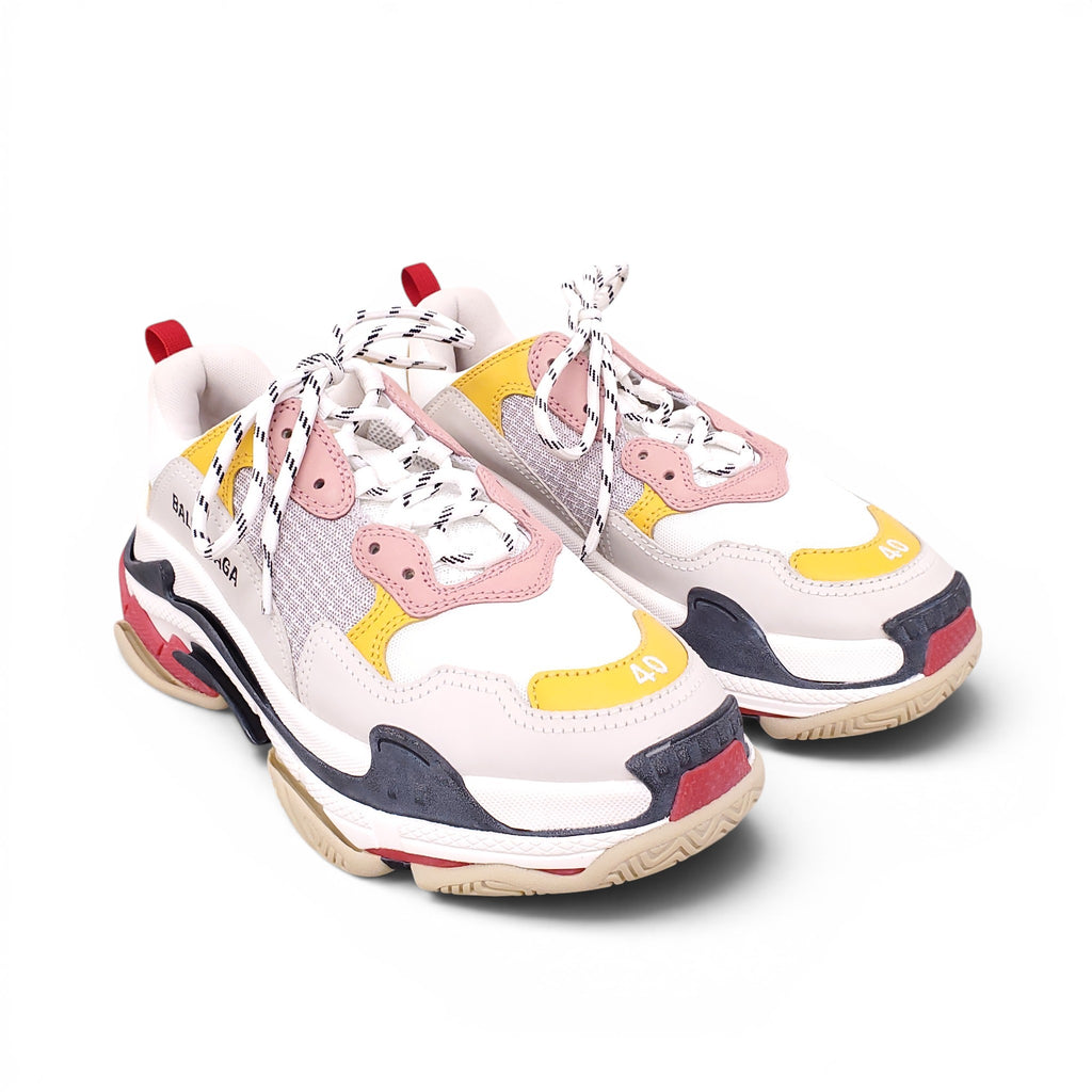 BALENCIAGA MULTI-COLOURED TRIPLE S SNEAKERS - SIZE 40