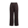 BALENCIAGA SILK LOGO TROUSERS - SIZE 38