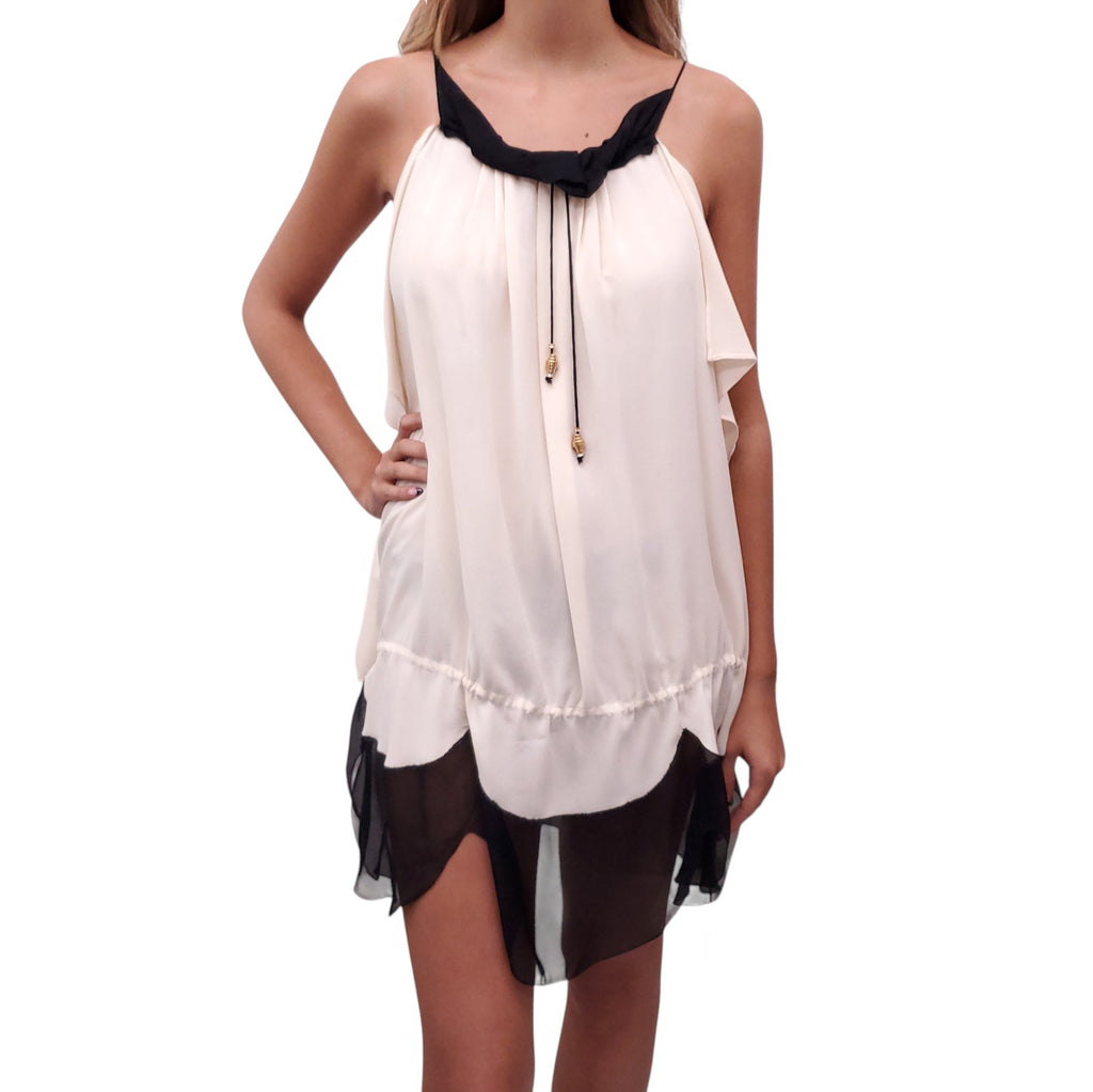 BALENCIAGA SILK TUNIC DRESS - SIZE 36