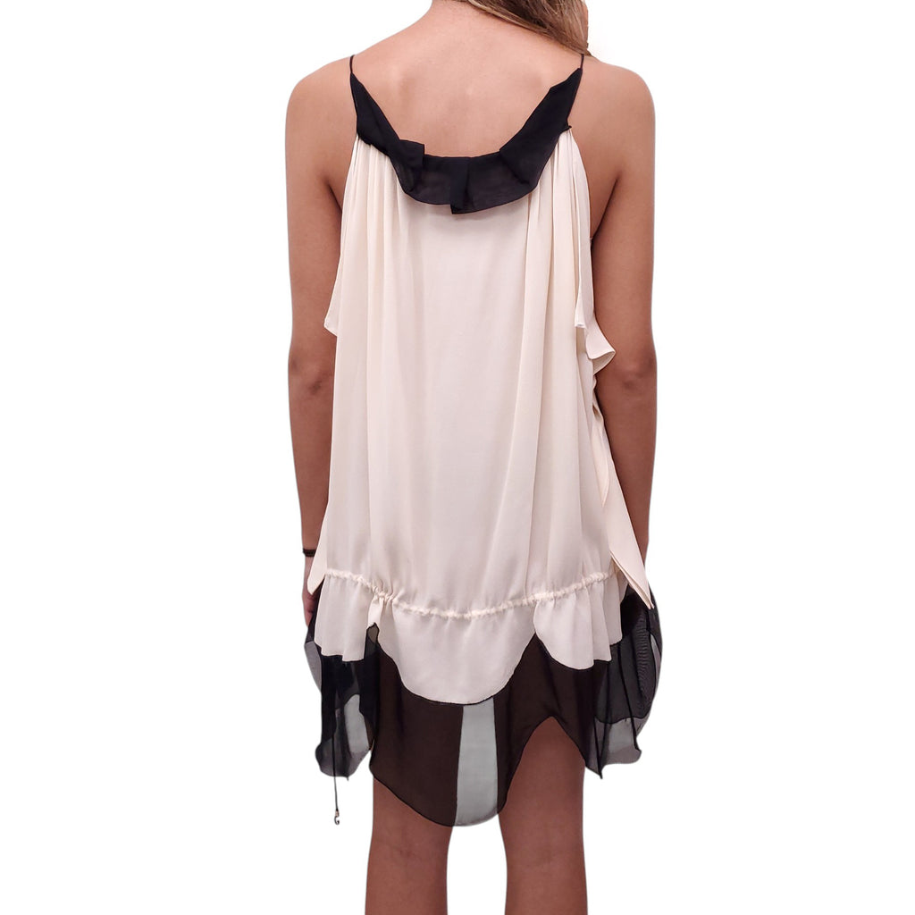 BALENCIAGA SILK TUNIC DRESS - SIZE 36
