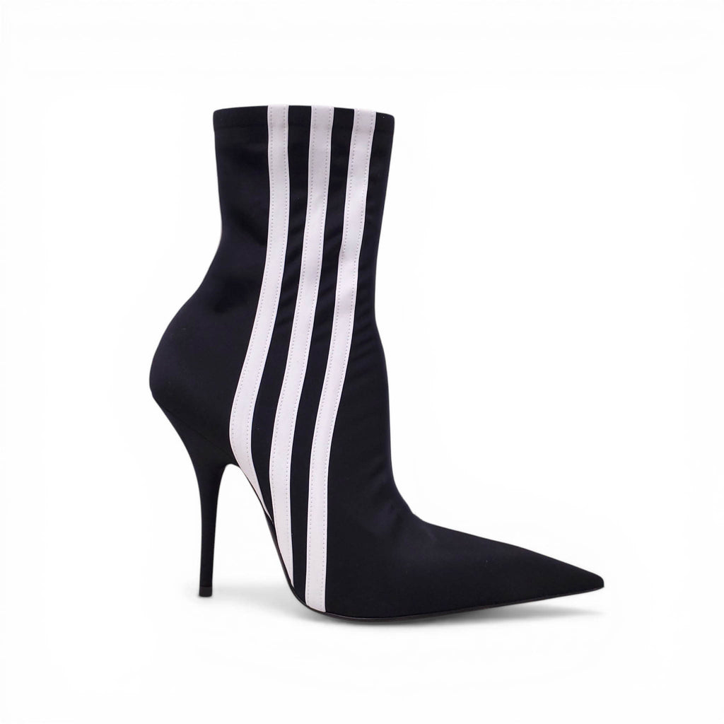 BALENCIAGA x ADIDAS BLACK SPANDEX KNIFE BOOTIES - SIZE 36