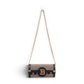 BALMAIN KHAKI LOGO BAG