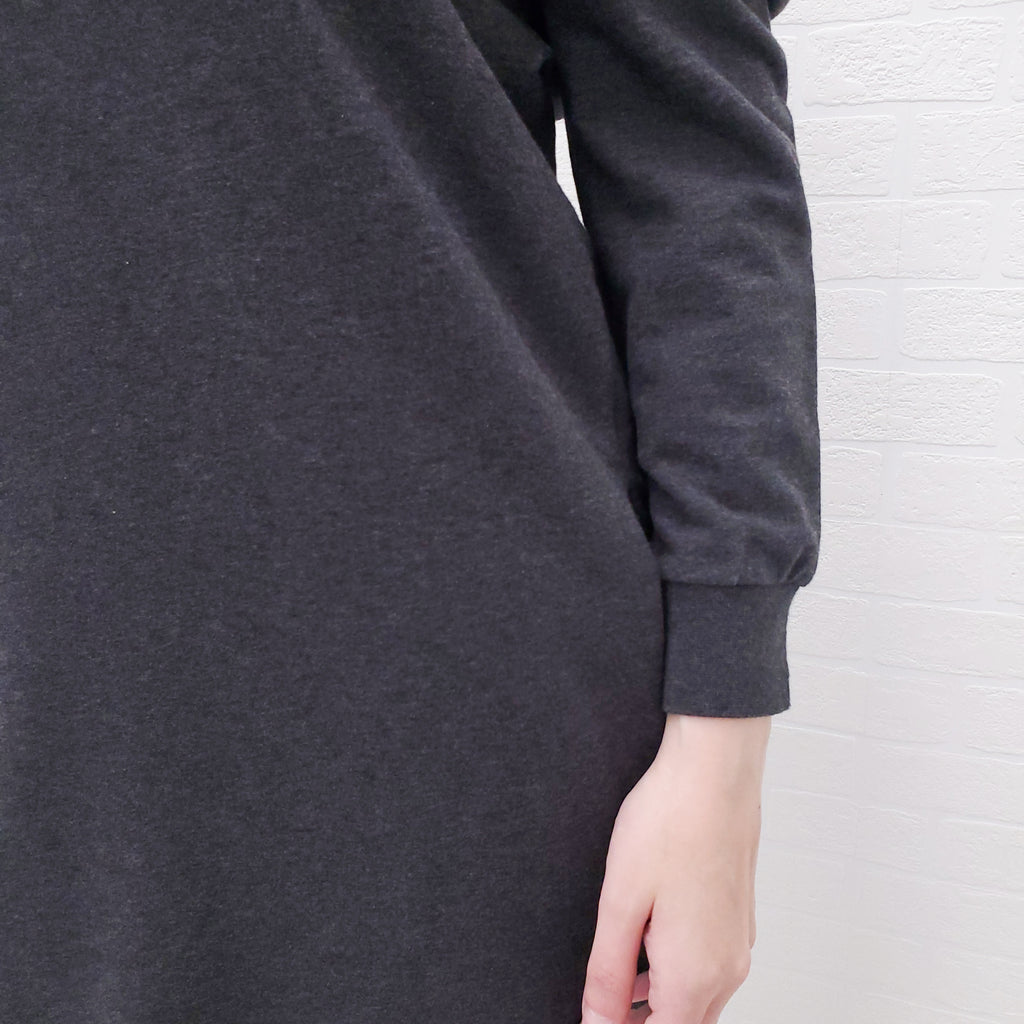 MM6 MAISON MARGIELA GREY TUNIC WITH CUTOUT DETAIL - SIZE M