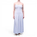 BEARE PARK LIGHT BLUE COTTON DRESS - SIZE 10