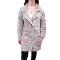 BOTTEGA VENETA KNIT DOUBLE BREASTED CARDIGAN WITH EMBROIDERED DETAIL - SIZE 40