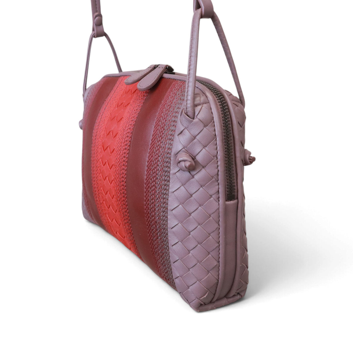 BOTTEGA VENETA NODINI IN GLACIER/BAROLO COMBO