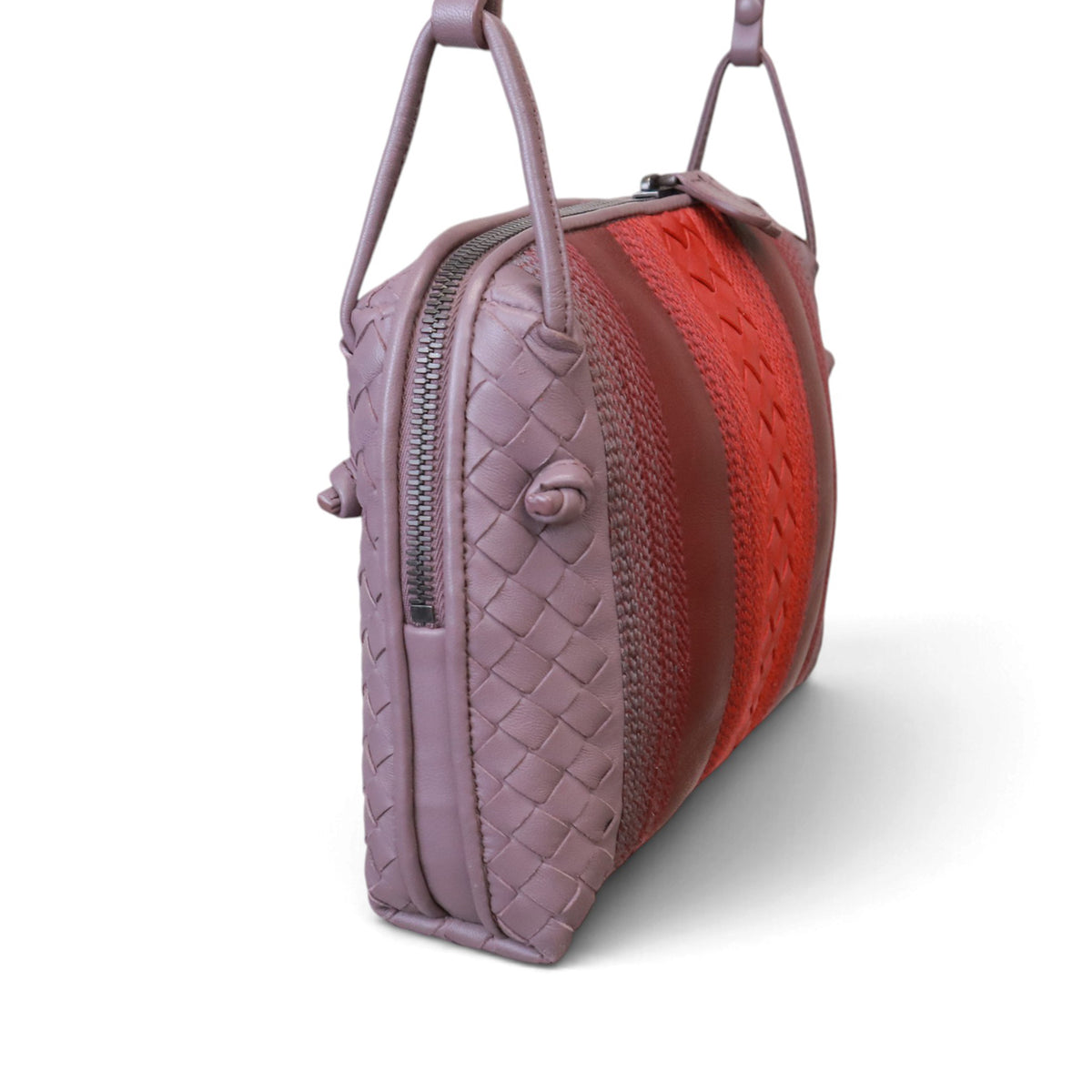 BOTTEGA VENETA NODINI IN GLACIER/BAROLO COMBO