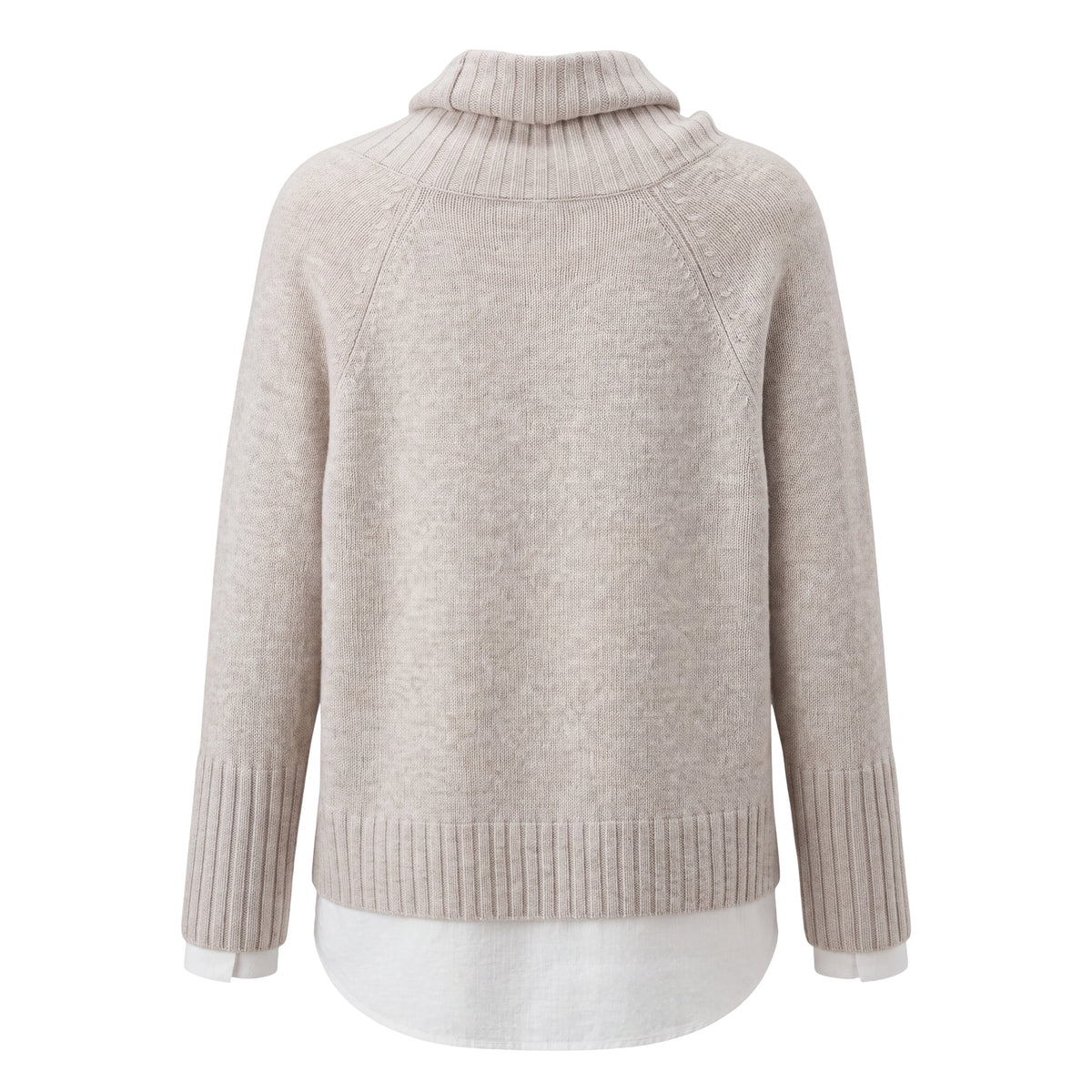BROCHU WALKER LAYERED SWEATER - SIZE L
