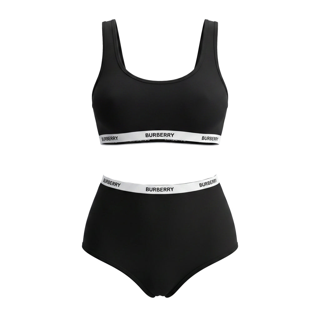 BURBERRY BLACK BIKINI - SIZE XXS