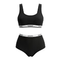 BURBERRY BLACK BIKINI - SIZE XXS