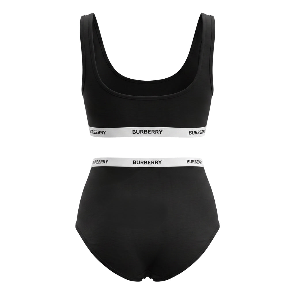 BURBERRY BLACK BIKINI - SIZE XXS
