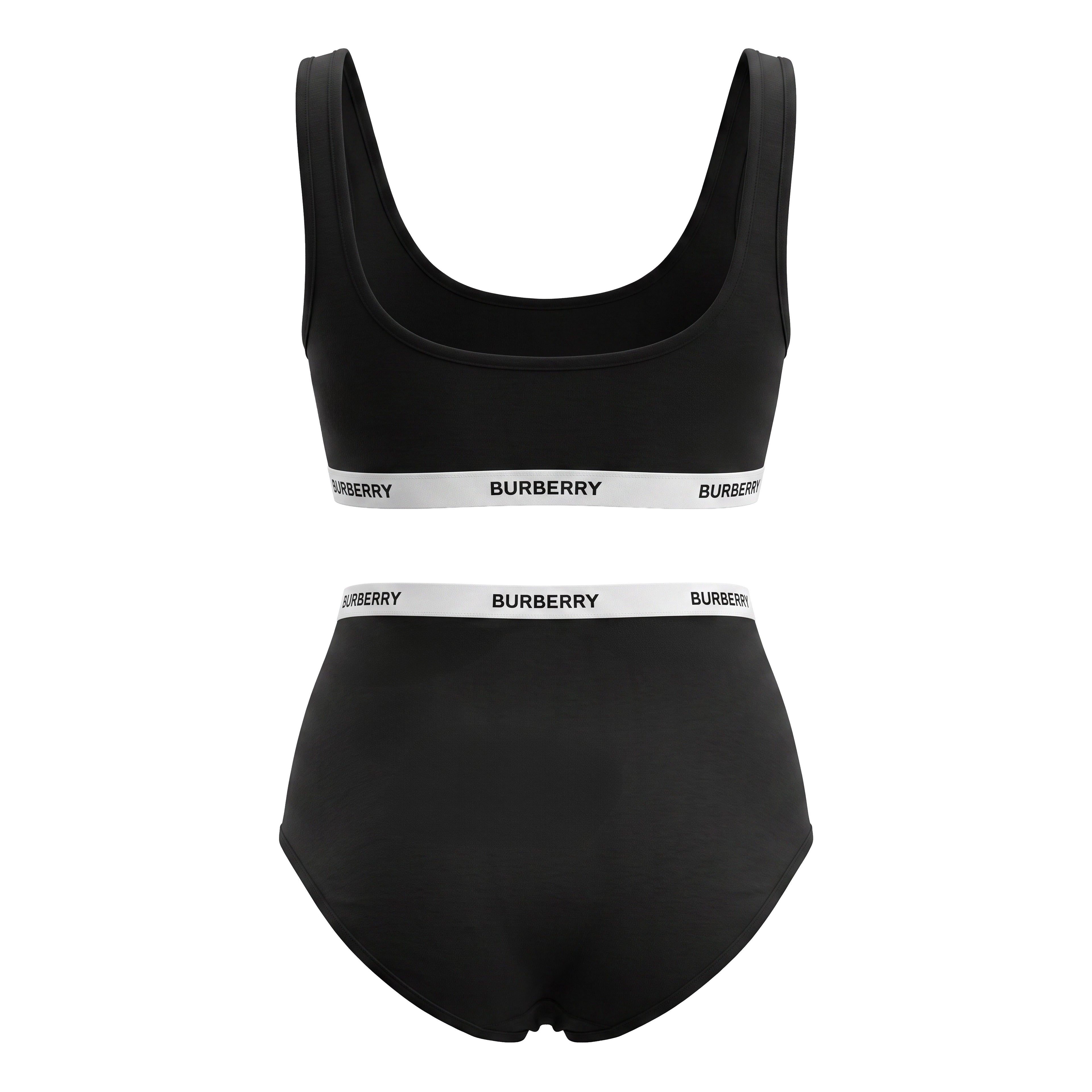 BURBERRY BLACK BIKINI - SIZE XXS