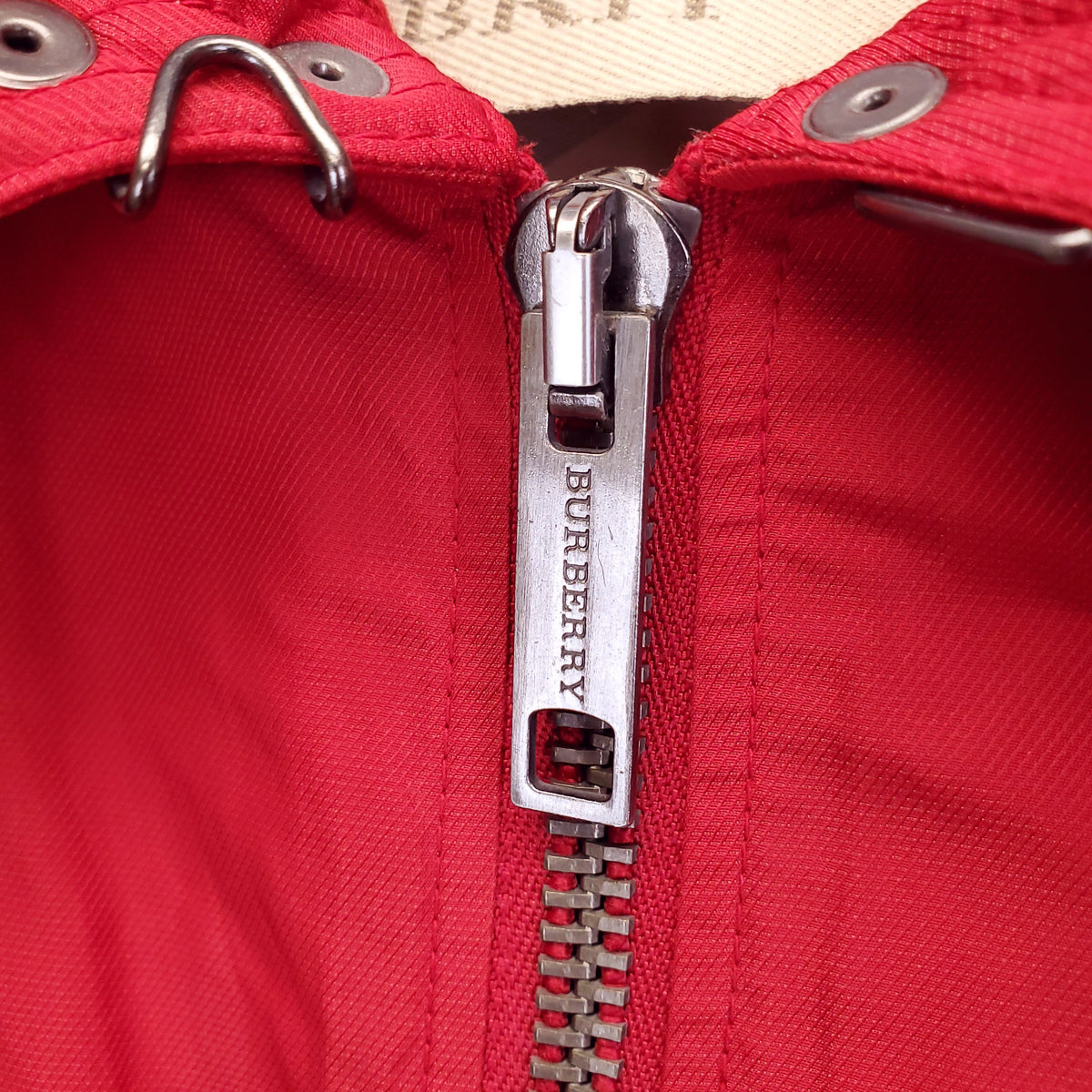 BURBERRY BRIT RED BOMBER JACKET- SIZE 4
