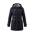 BURBERRY BRIT TOGGLE JACKET WITH CHECK LINING - SIZE 2