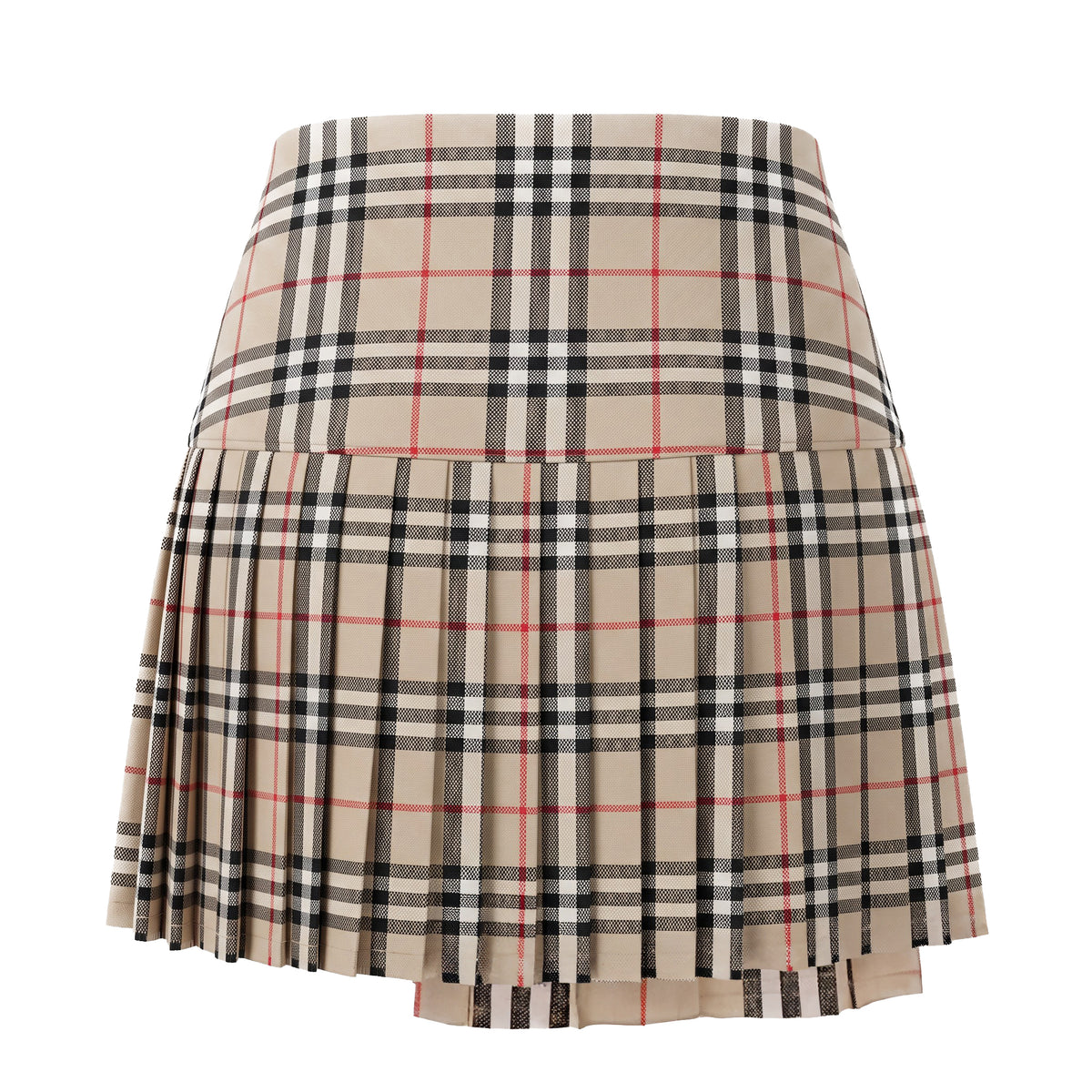 BURBERRY CLASSIC PLEATED SKIRT - SIZE US 4