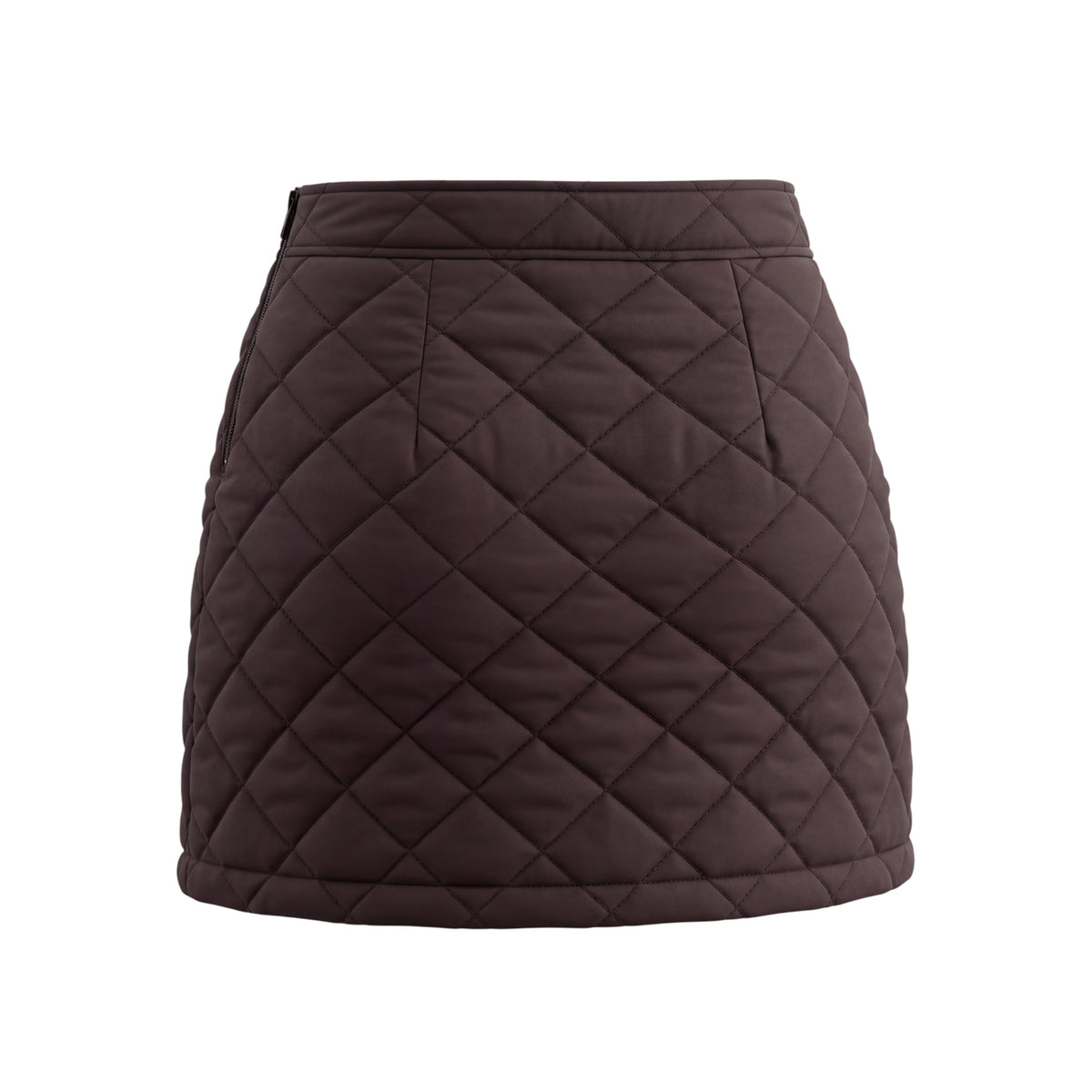 BURBERRY DIAMOND QUILTED MINI SKIRT - SIZE 4