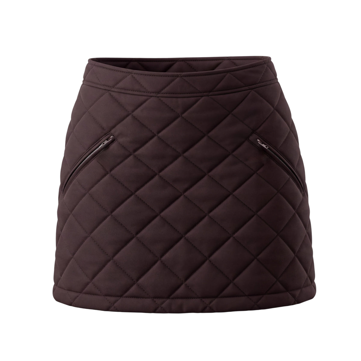 BURBERRY DIAMOND QUILTED MINI SKIRT - SIZE 4