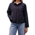 BURBERRY GOLF BLACK JACKET WITH CHECK LINING DETAIL - SIZE S