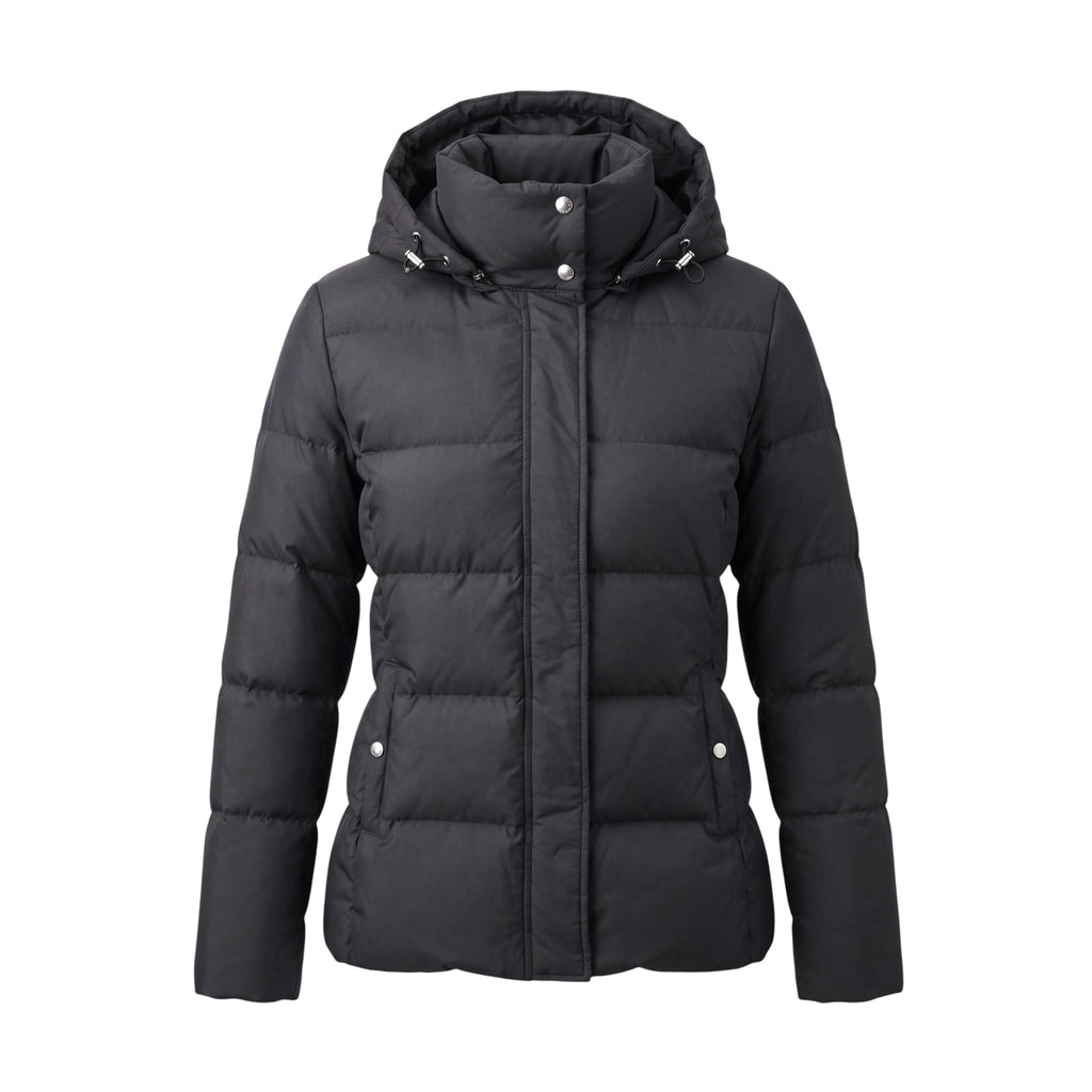 BURBERRY PUFFER JACKET WITH CHECK LINING - SIZE 4