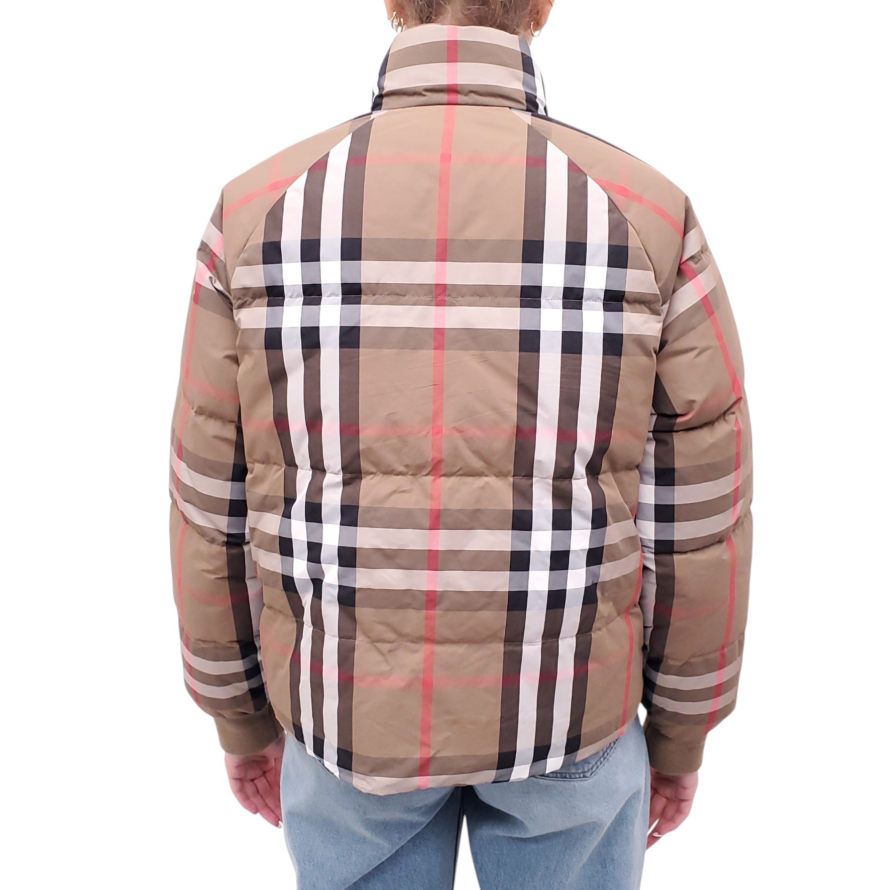BURBERRY REVERSIBLE PUFFER JACKET - SIZE M