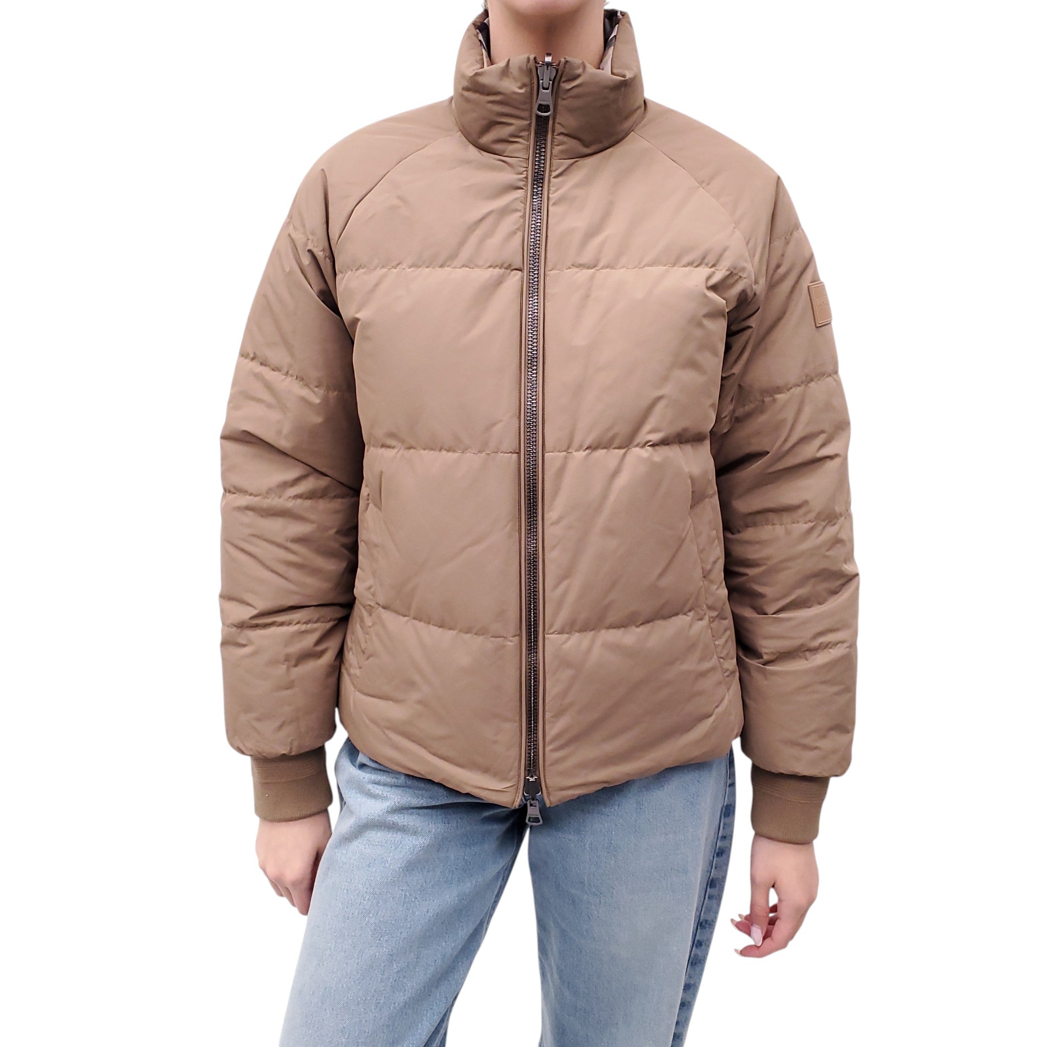 BURBERRY REVERSIBLE PUFFER JACKET - SIZE M