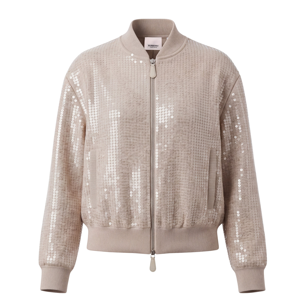 BURBERRY SEQUINED BOMBER JACKET - SIZE L