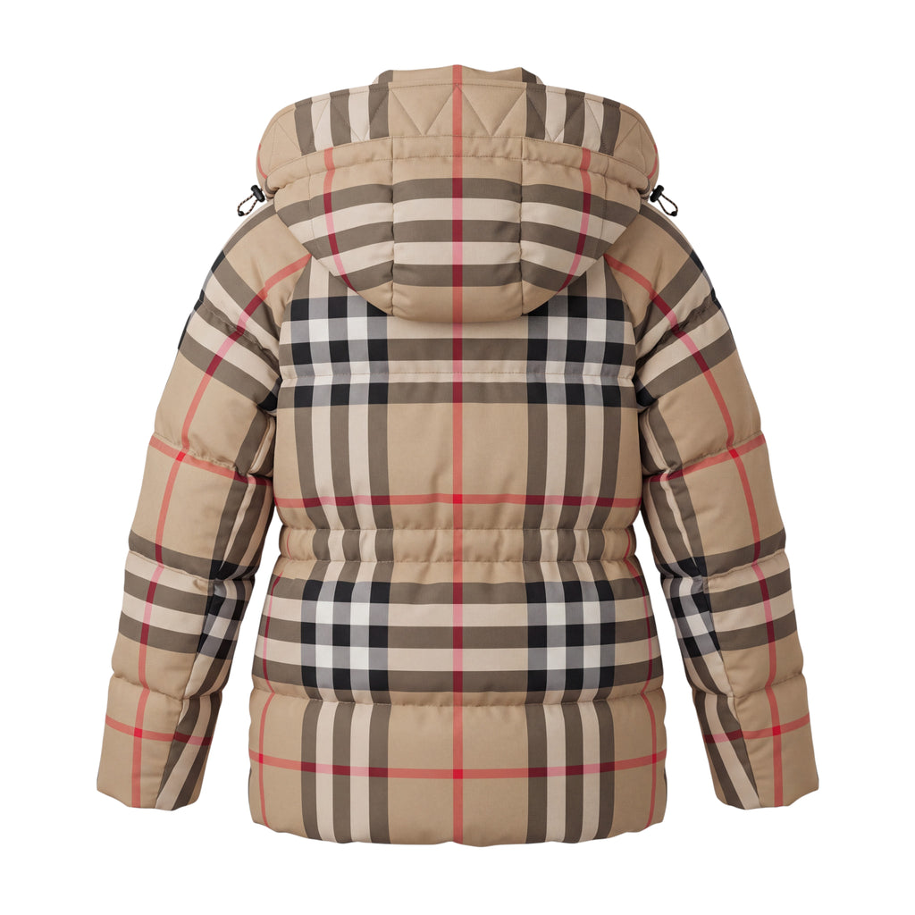 BURBERRY VINTAGE CHECK PADDED JACKET - SIZE XS