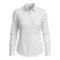 BURBERRY WHITE BUTTON UP BLOUSE WITH CHECK DETAIL - SIZE 10