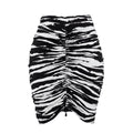 BURBERRY ZEBRA PRINTED SKIRT - SIZE 2