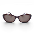 BVLGARI BROWN SUNGLASSES WITH CRYSTAL FLOWER