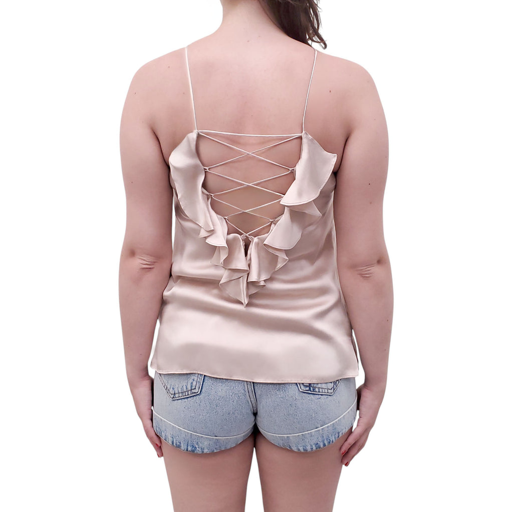 CAMI NYC CHAMPAGNE TANK TOP - SIZE XS