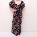 CAROLINE CONSTAS FLORAL BUSTIER DRESS - SIZE M