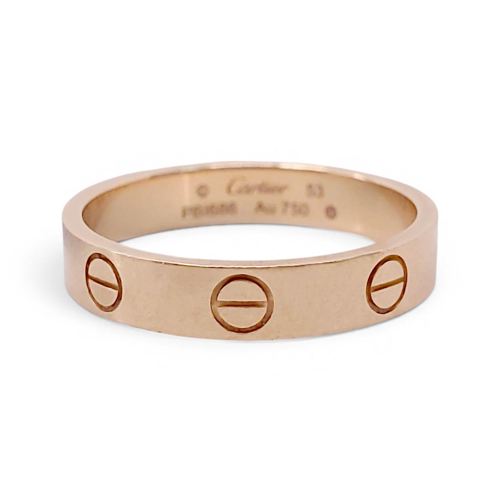 CARTIER SMALL 18K YELLOW GOLD LOVE RING