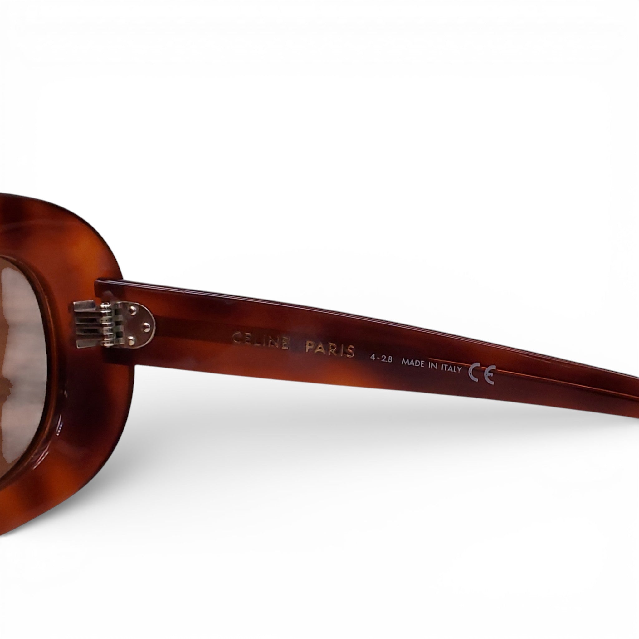 CELINE BROWN ROUND SUNGLASSES
