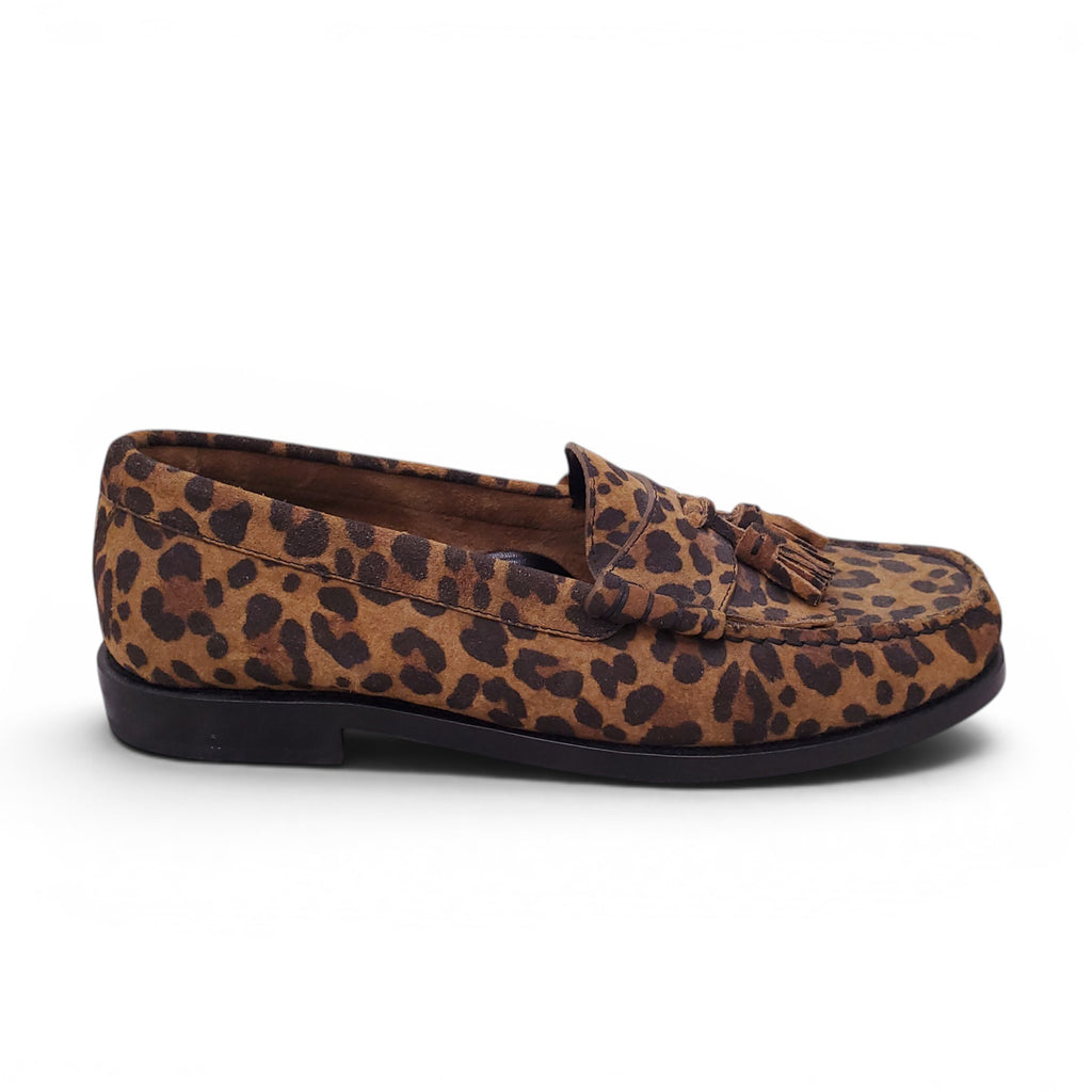 CELINE LEOPARD PRINT LOAFERS - SIZE 37