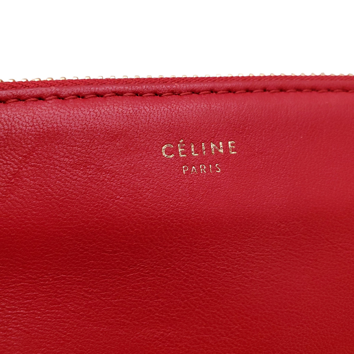 CELINE RED TRIO CROSSBODY BAG