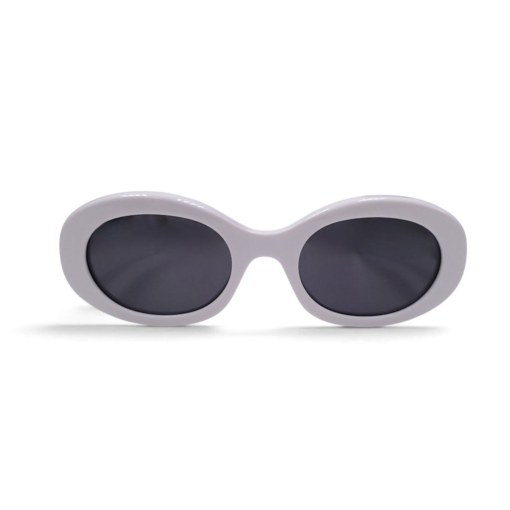 CELINE WHITE LOGO TRIOMPHE LOGO SUNGLASSES
