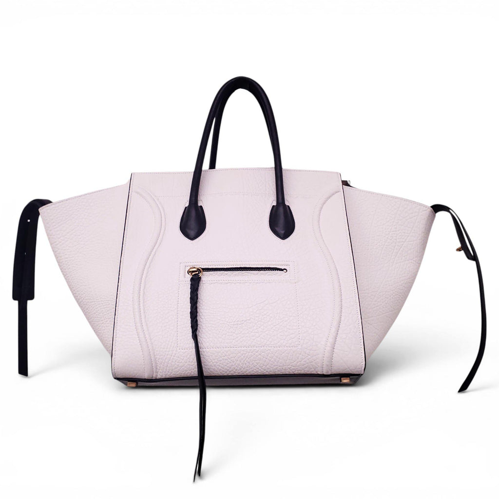 CELINE WHITE LUGGAGE BAG