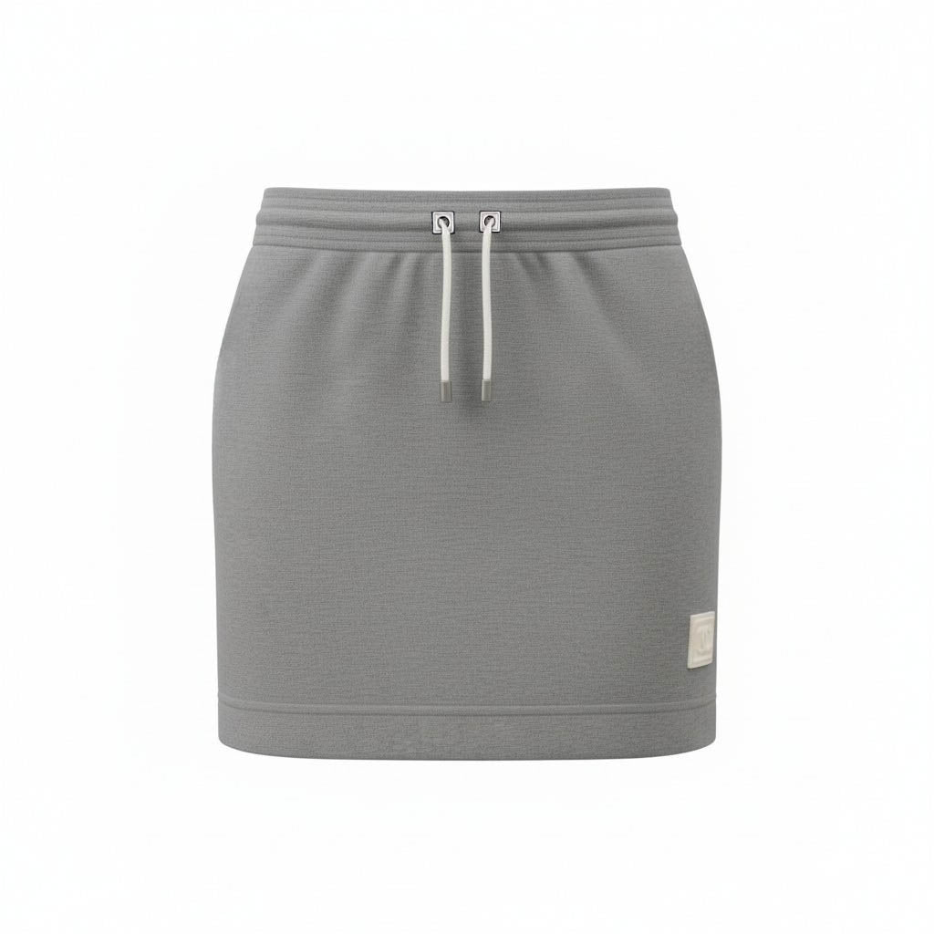 CHANEL 2005 SKI MINI SKIRT WITH LOGO - SIZE 40