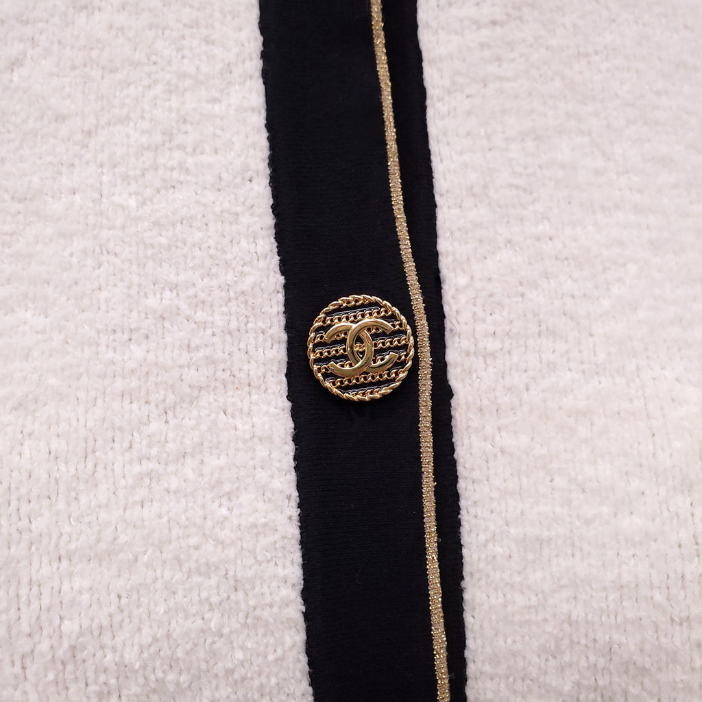 CHANEL 2019 CROPPED CARDIGAN - SIZE 36