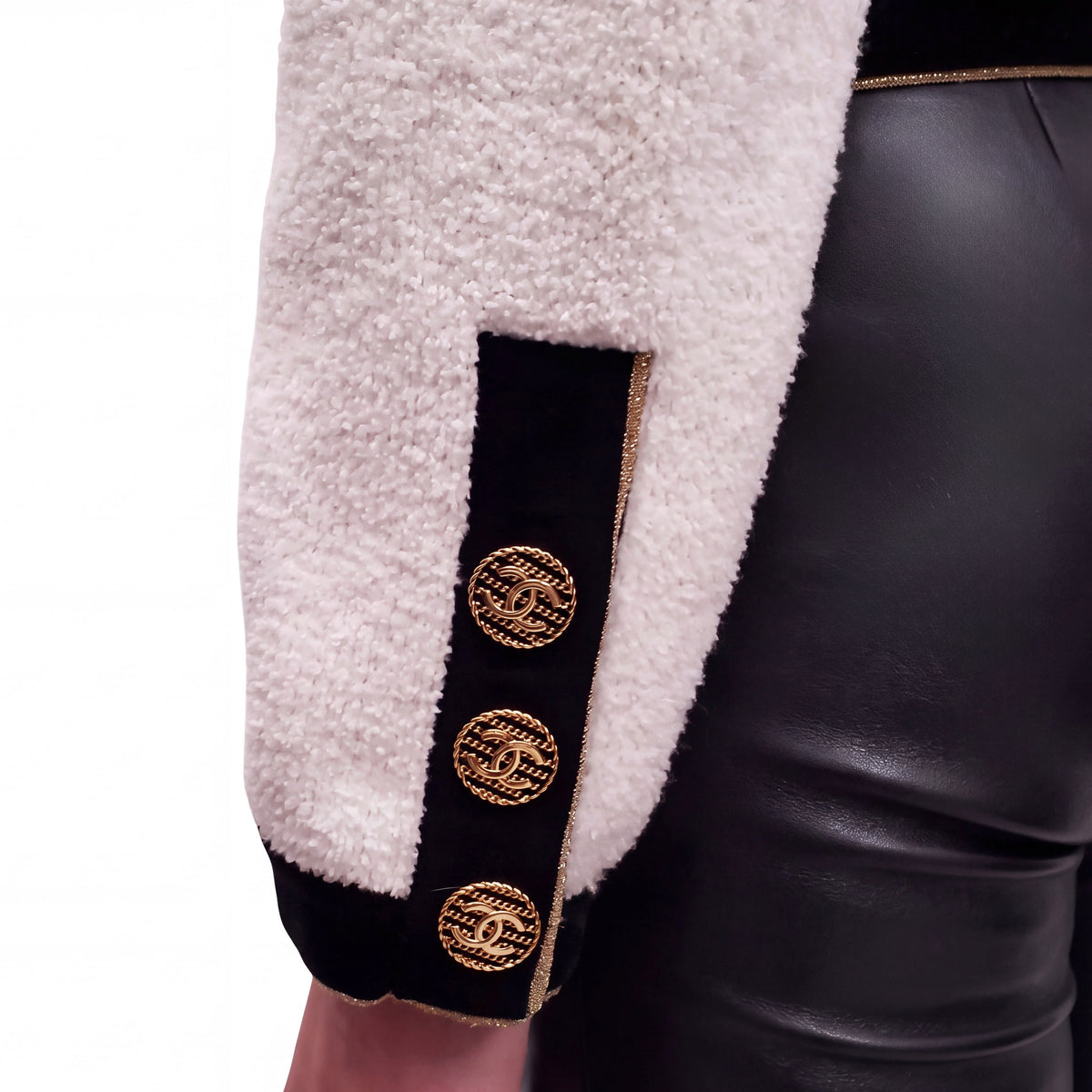 CHANEL 2019 CROPPED CARDIGAN - SIZE 36